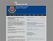 Tablet Screenshot of 707marion-orr-aircadets.com